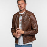 Starget - Blouson vintage cuir homme