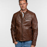 Starget - Blouson vintage cuir homme