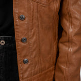 Janila - Blouson cuir femme