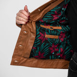 Janila - Blouson cuir femme