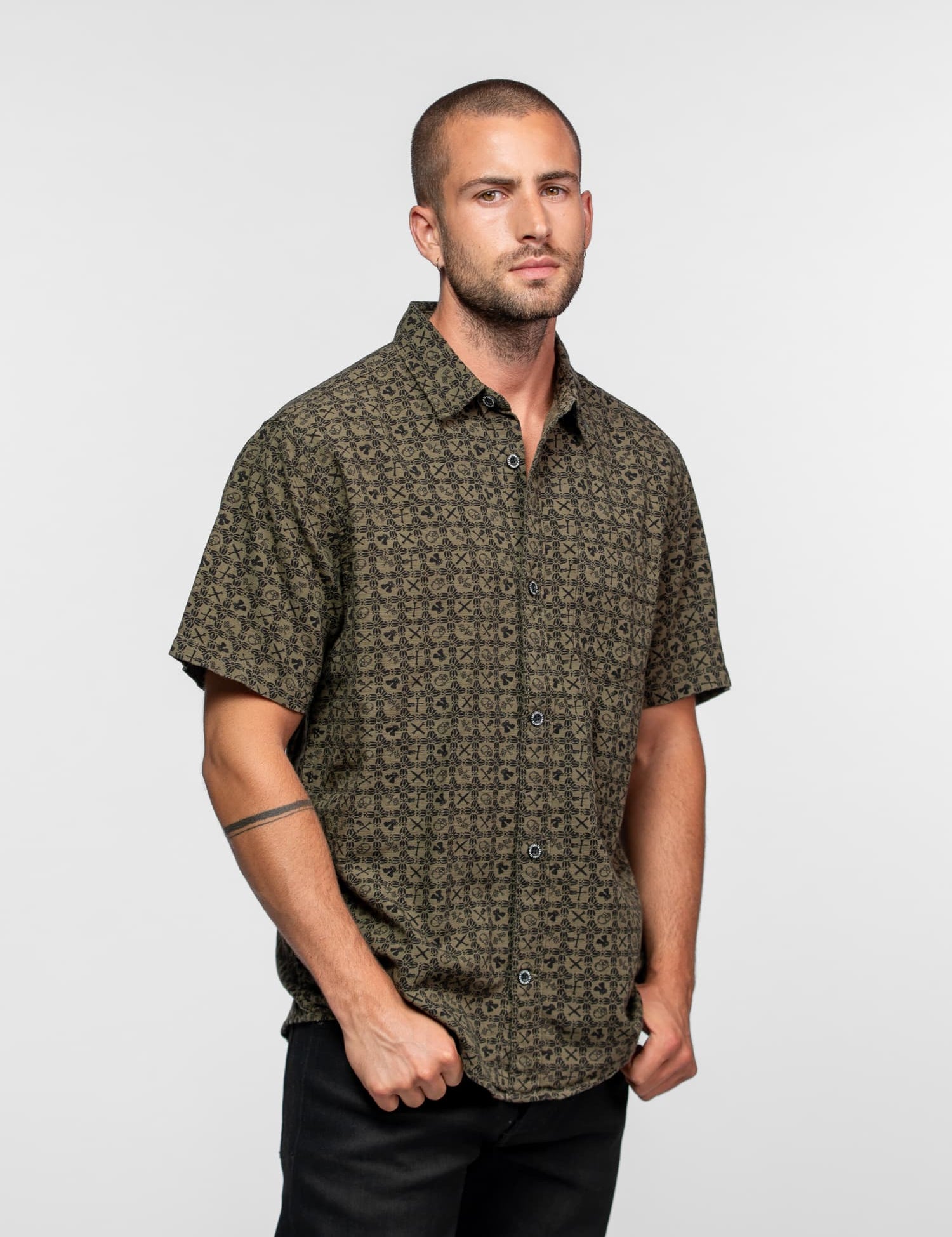 Moss - Motorcycle Pattern Shirt