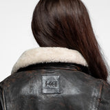Butler - Blouson aviateur cuir femme