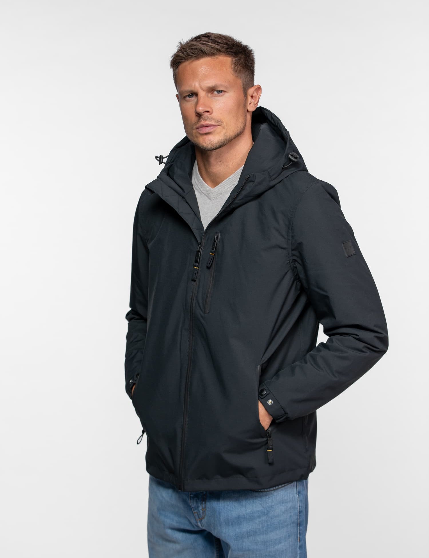 Lurayini - Short water-repellent parka