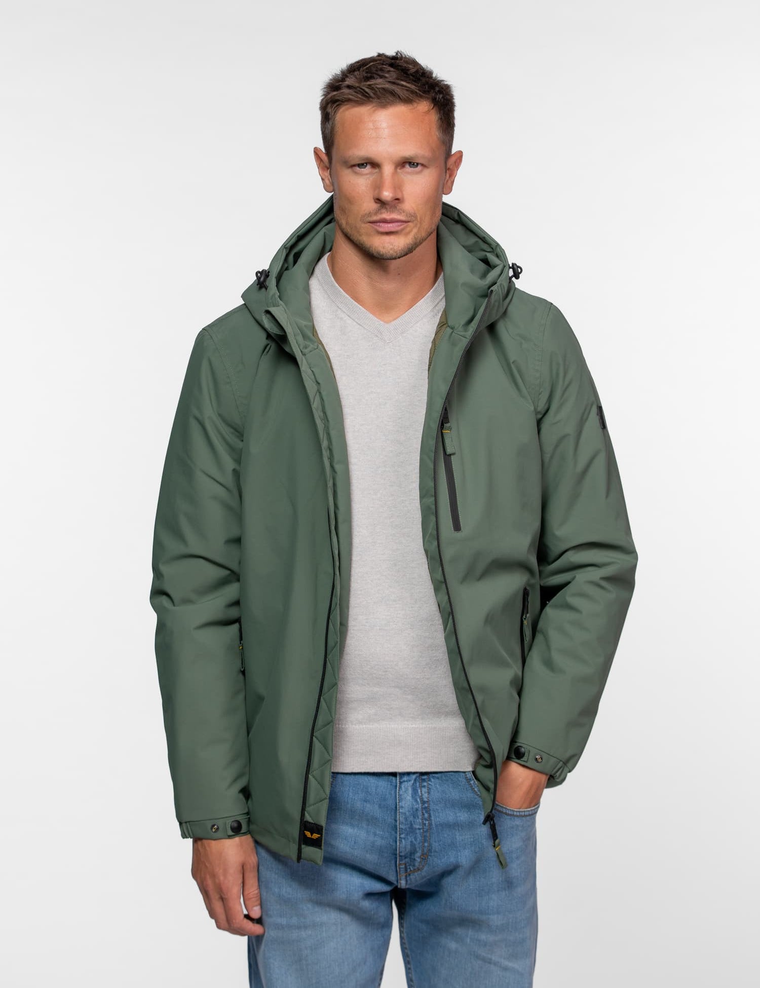 Lurayini - Short water-repellent parka