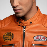 Gasly - Blouson cuir motard