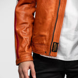 Gasly - Blouson cuir motard