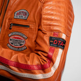 Gasly - Blouson cuir motard