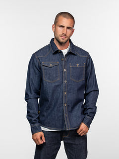 Pueblo - Chemise denim homme