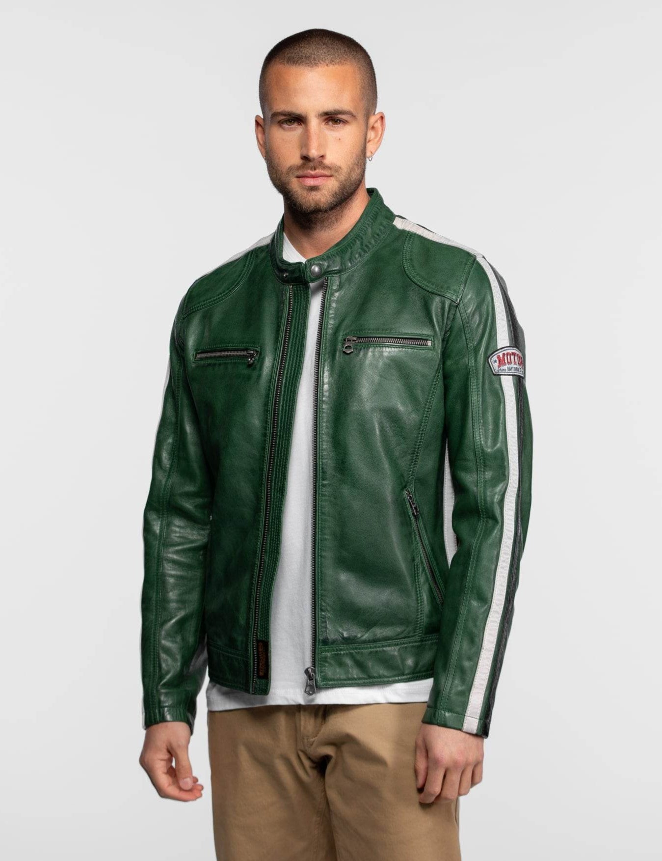 Scotty - Leather biker jacket
