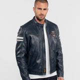 Spencer - Blouson cuir racing