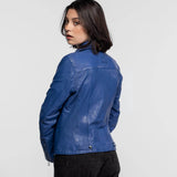 Anthea - Women's leather biker jacket