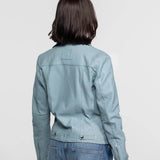 Anthea - Women's leather biker jacket