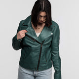 Haven - Women's leather biker jacket