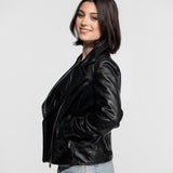 Haven - Women's leather biker jacket