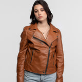 Haven - Women's leather biker jacket