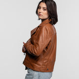 Haven - Women's leather biker jacket