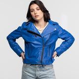 Haven - Women's leather biker jacket