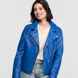 Haven - Women's leather biker jacket