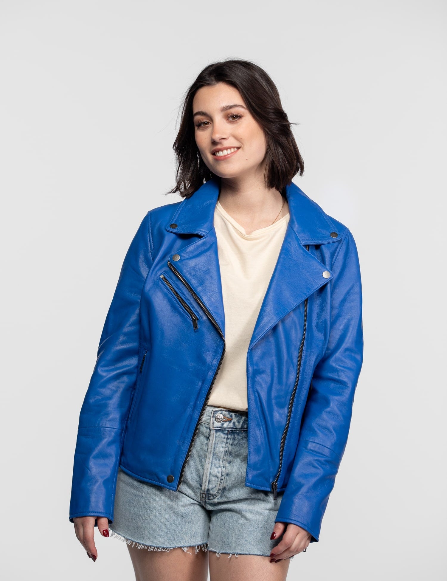 Haven - Women's leather biker jacket