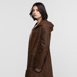 Mohave - Women's hooded leather jacket