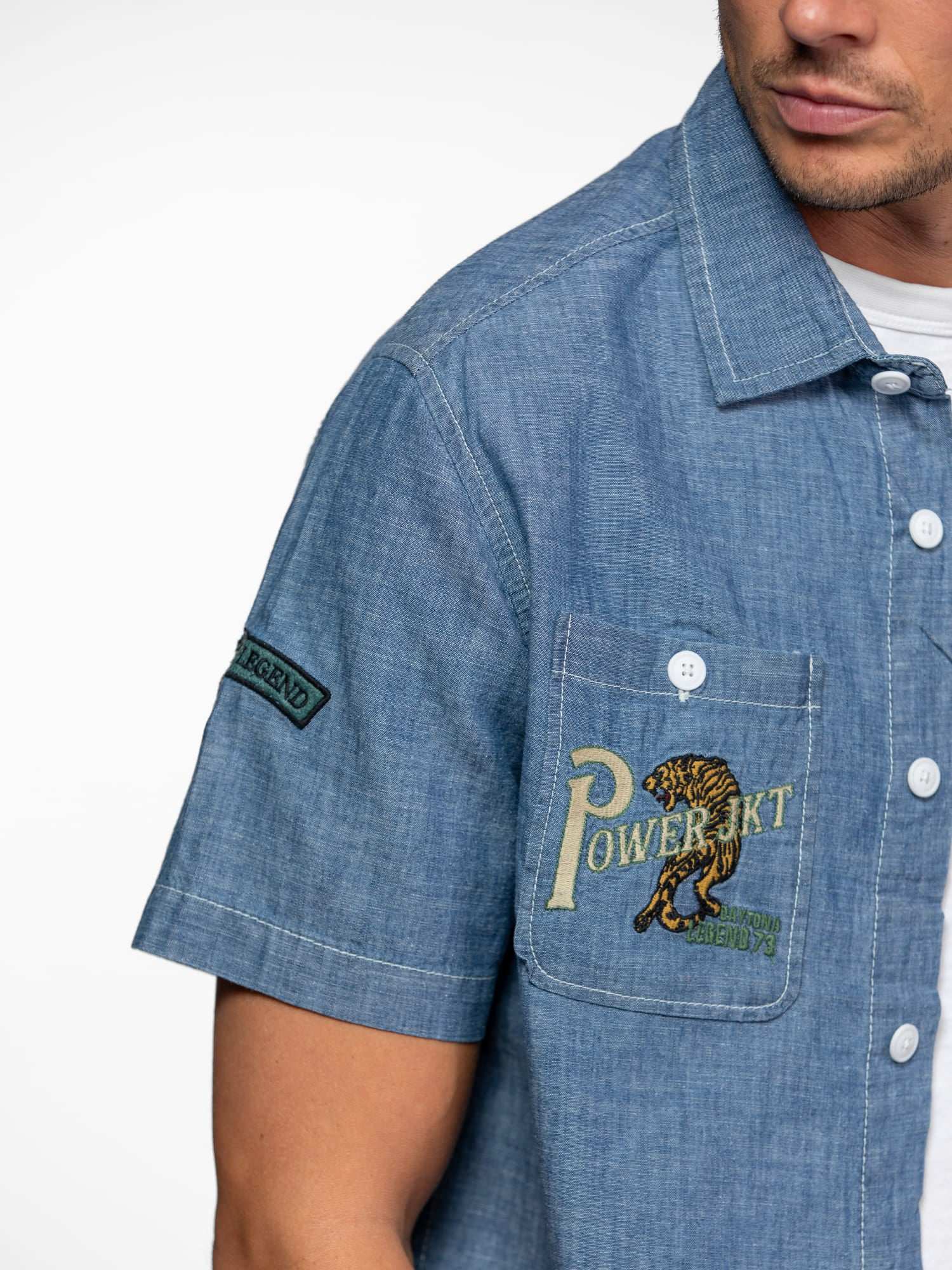 Peyote - Chemise pompiste vintage