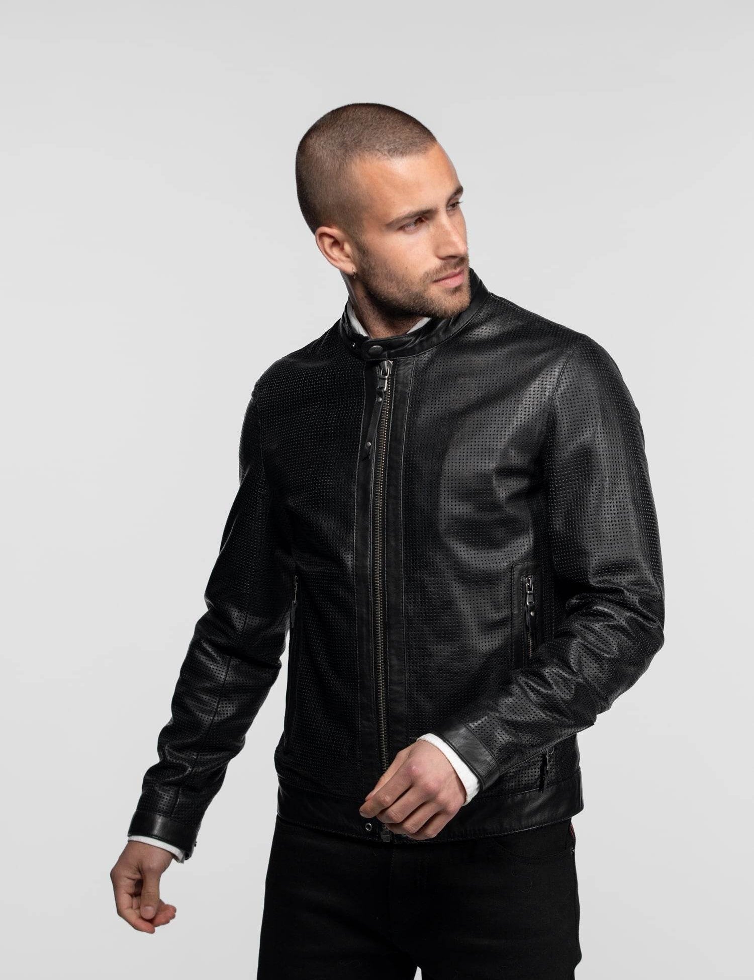 Knapp - Blouson cuir été