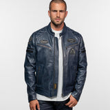Nieto - Blouson cuir motard