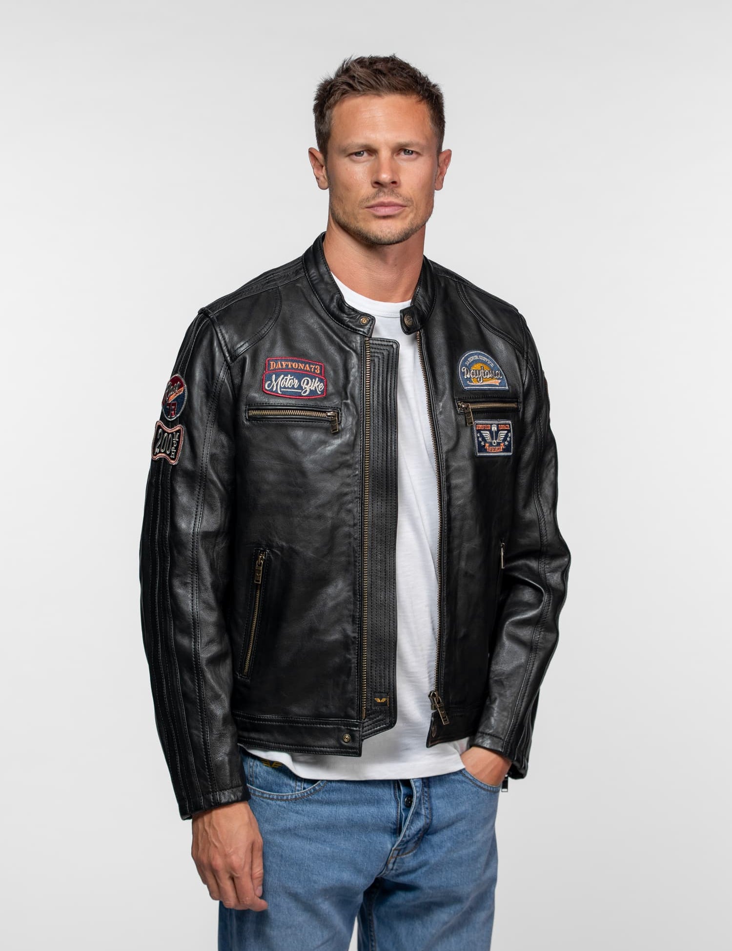 Tormo - Blouson cuir motard
