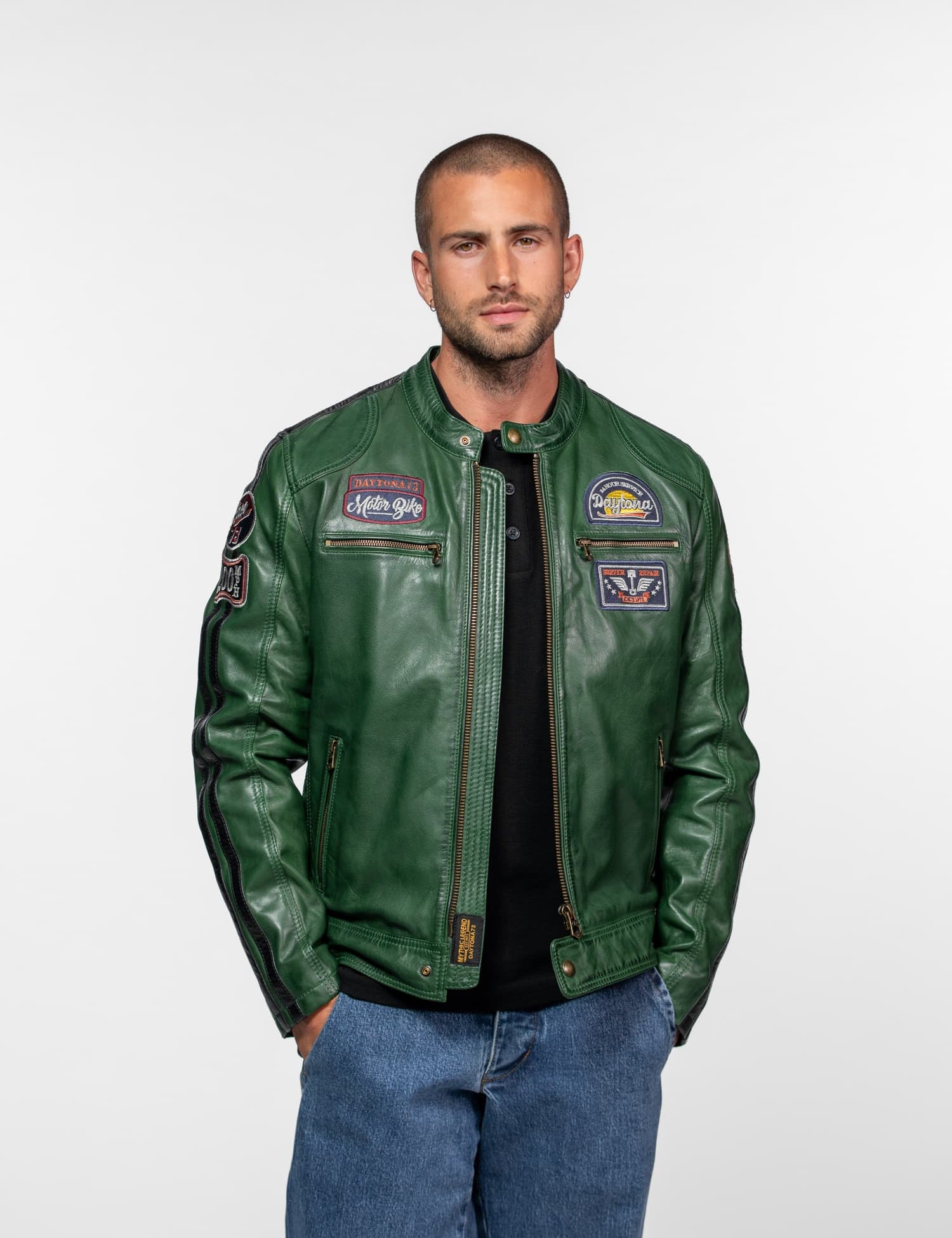 Tormo - Blouson cuir motard