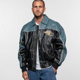 Langdon - Teddy cuir vintage