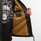 Bader - Veste cuir vintage homme