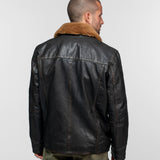 Bader - Veste cuir vintage homme