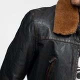 Bader - Veste cuir vintage homme
