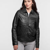 Lisa - Veste cuir femme