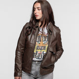 Lisa - Veste cuir femme