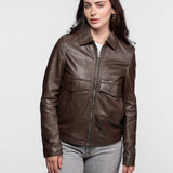 Lisa - Veste cuir femme