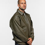 Dekalb - Veste en cuir oversize