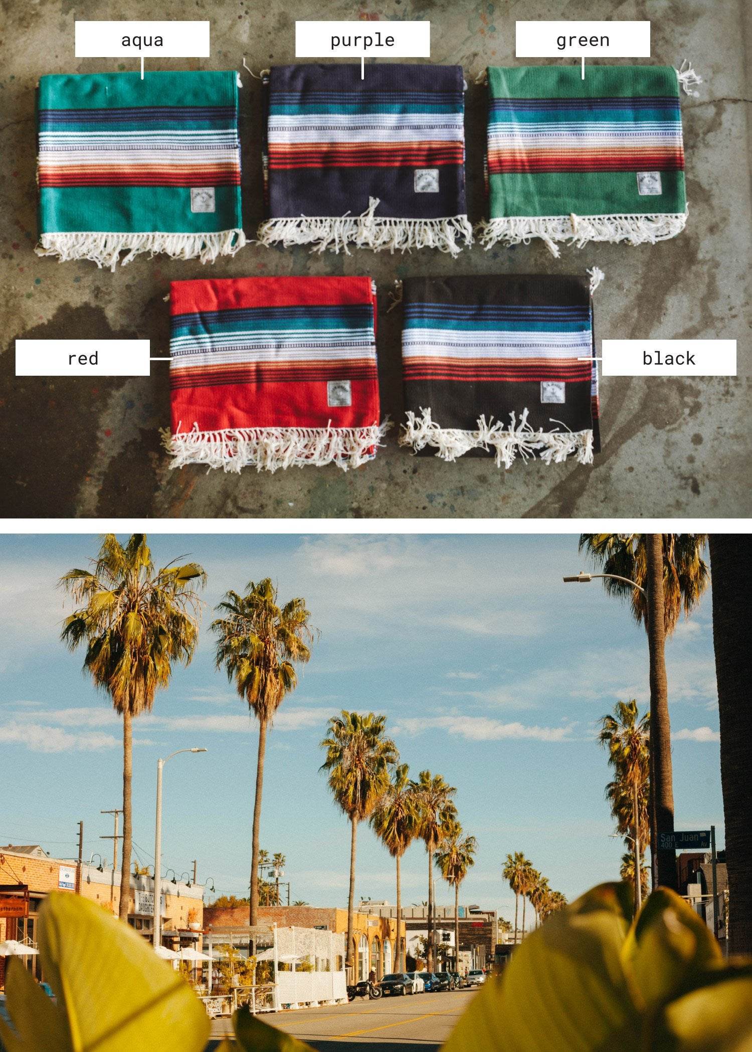 Del sol blanket - Couverture accessoires accessoires - Accueil