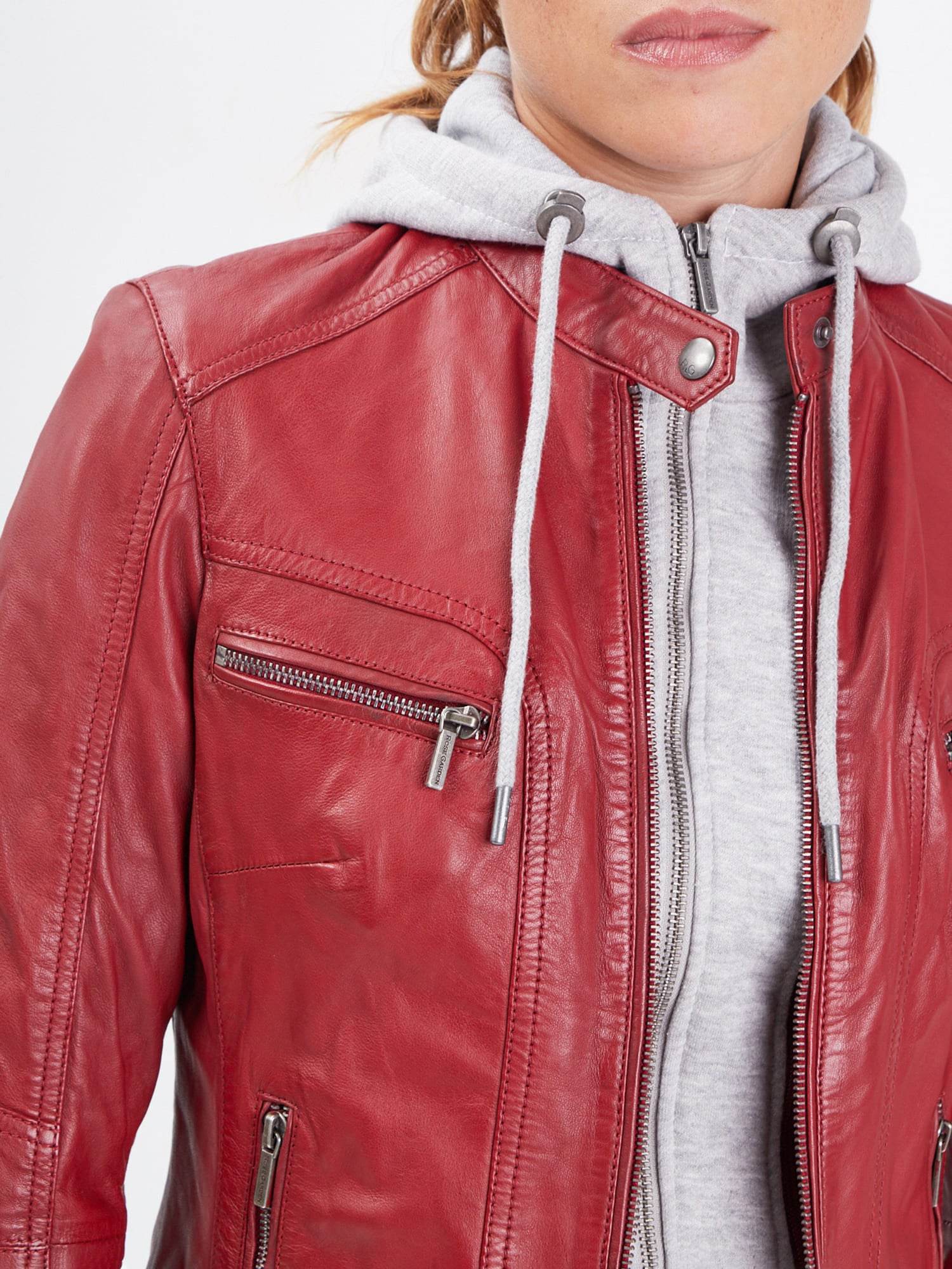 Silene + hood - Blouson cuir femme - Accueil