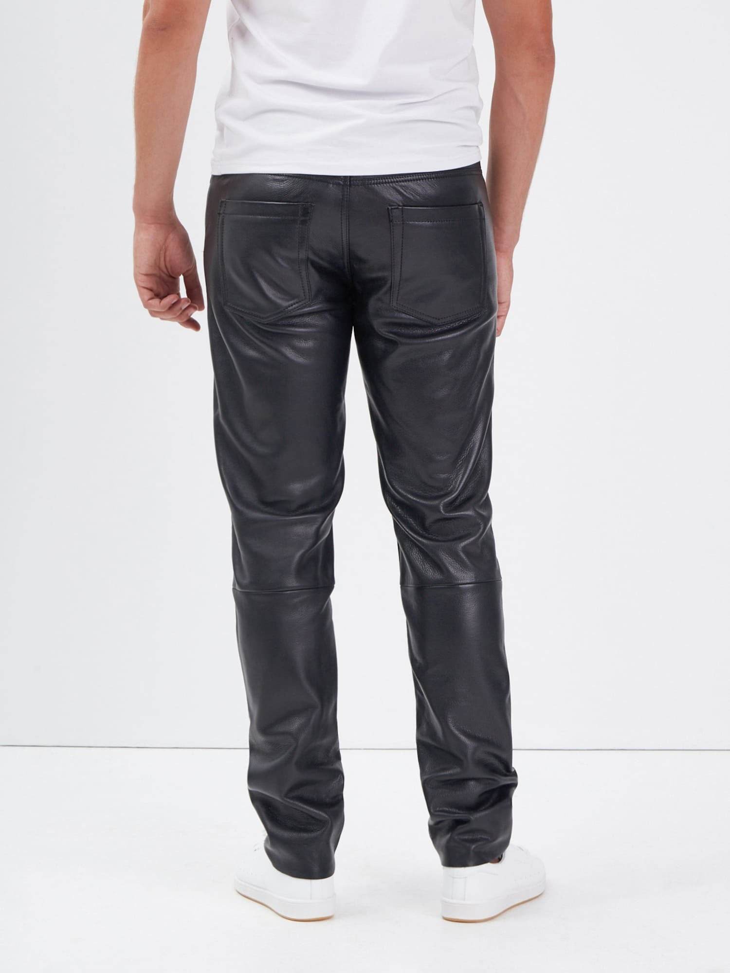 Booling pant r/milled - Pantalon cuir homme - Accueil