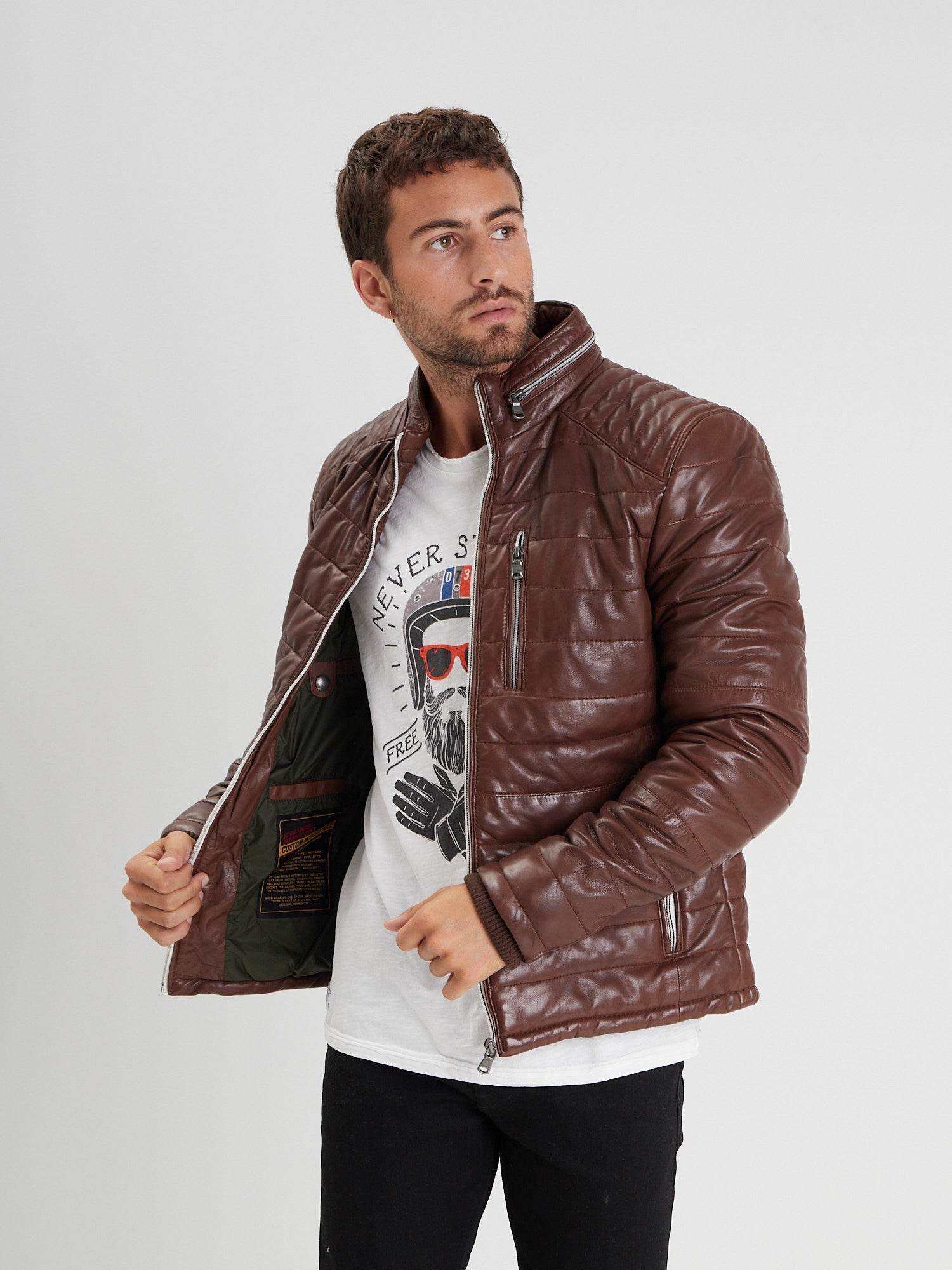 Caproni - Blouson cuir homme - Accueil