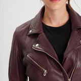 Olympe - Perfecto cuir femme - Femme