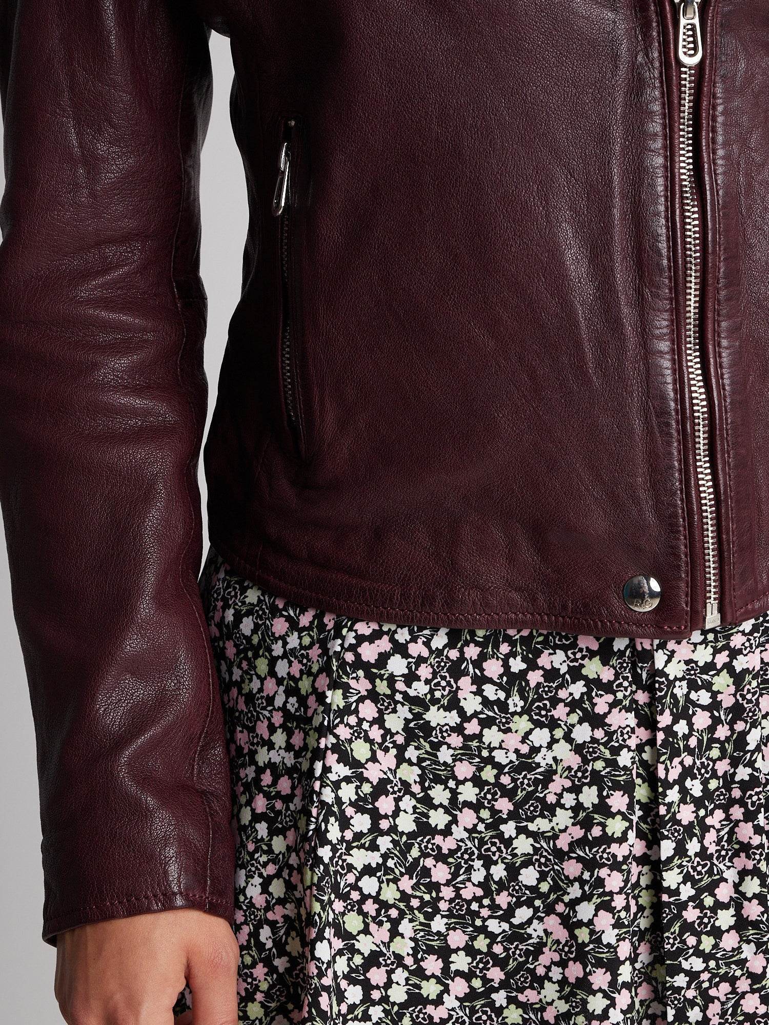 Olympe - Perfecto cuir femme - Femme