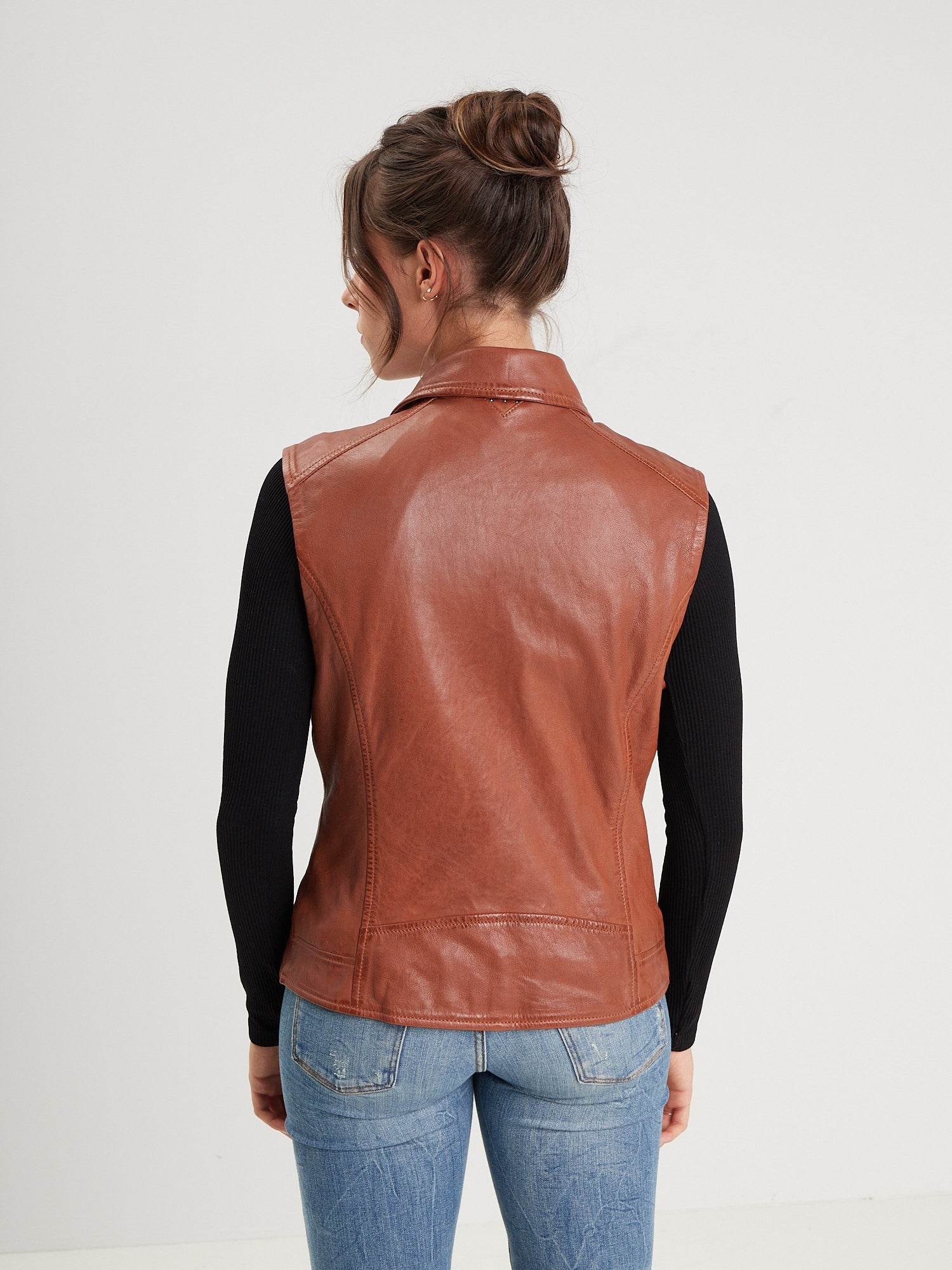 Sarah - Perfecto cuir femme - Accueil