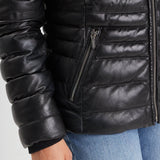 Kildine - Doudoune cuir femme - Accueil