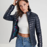 Kildine - Doudoune cuir femme - Accueil