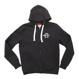 This zip hoodie fleece