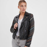 Printili - Bohemian fantasy leather jacket