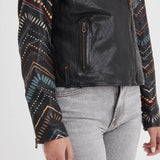 Printili - Bohemian fantasy leather jacket