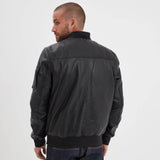 Redmond - Men's leather bomber jacket